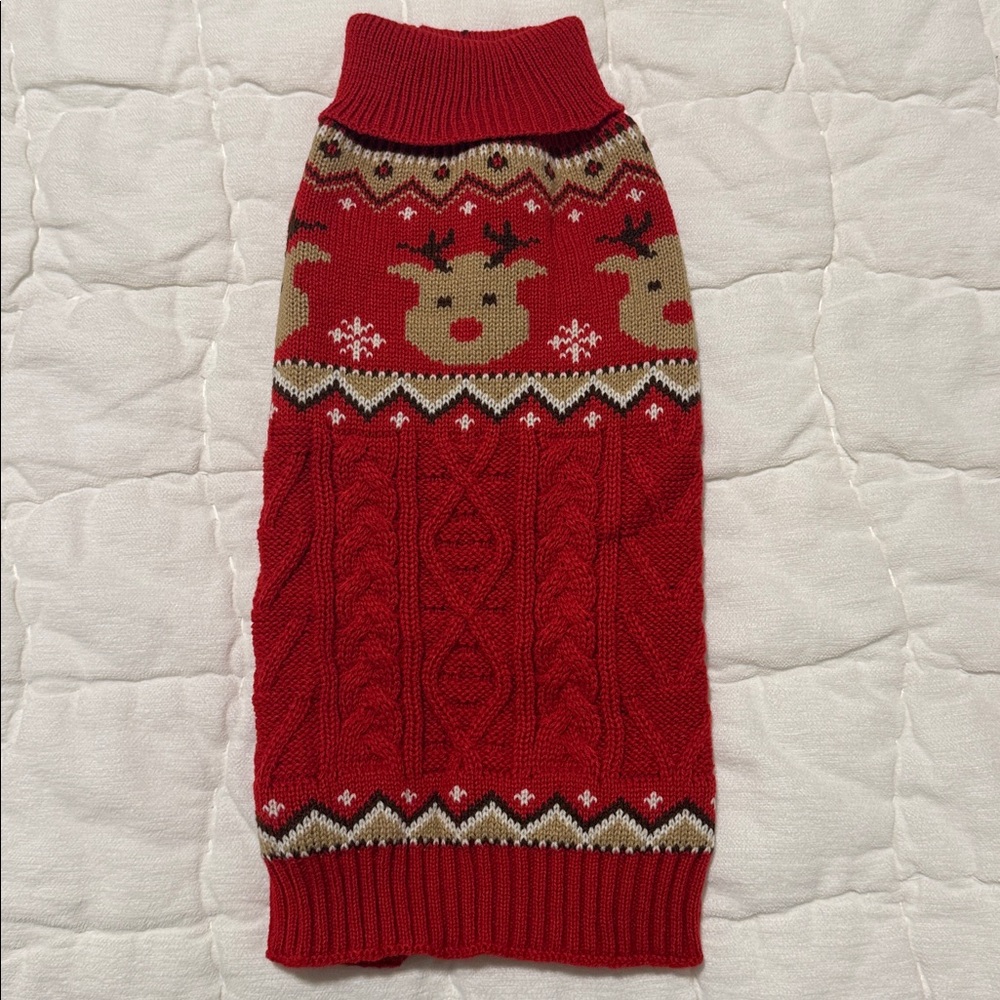 New! Reindeer Dog Sweater